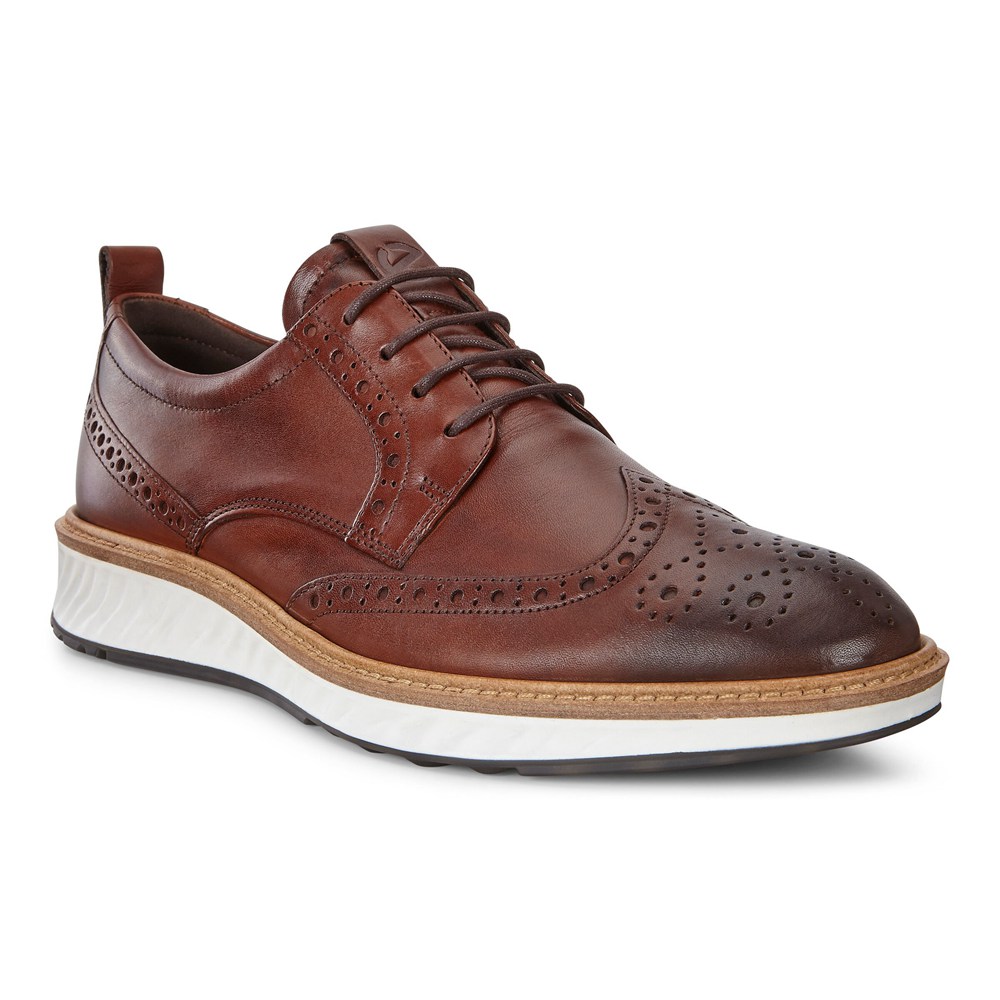 ECCO Mens Dress Shoes Brown - St.1 Hybrid - QYD-817936